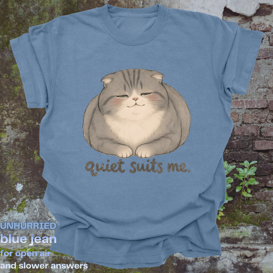 quiet suits me.