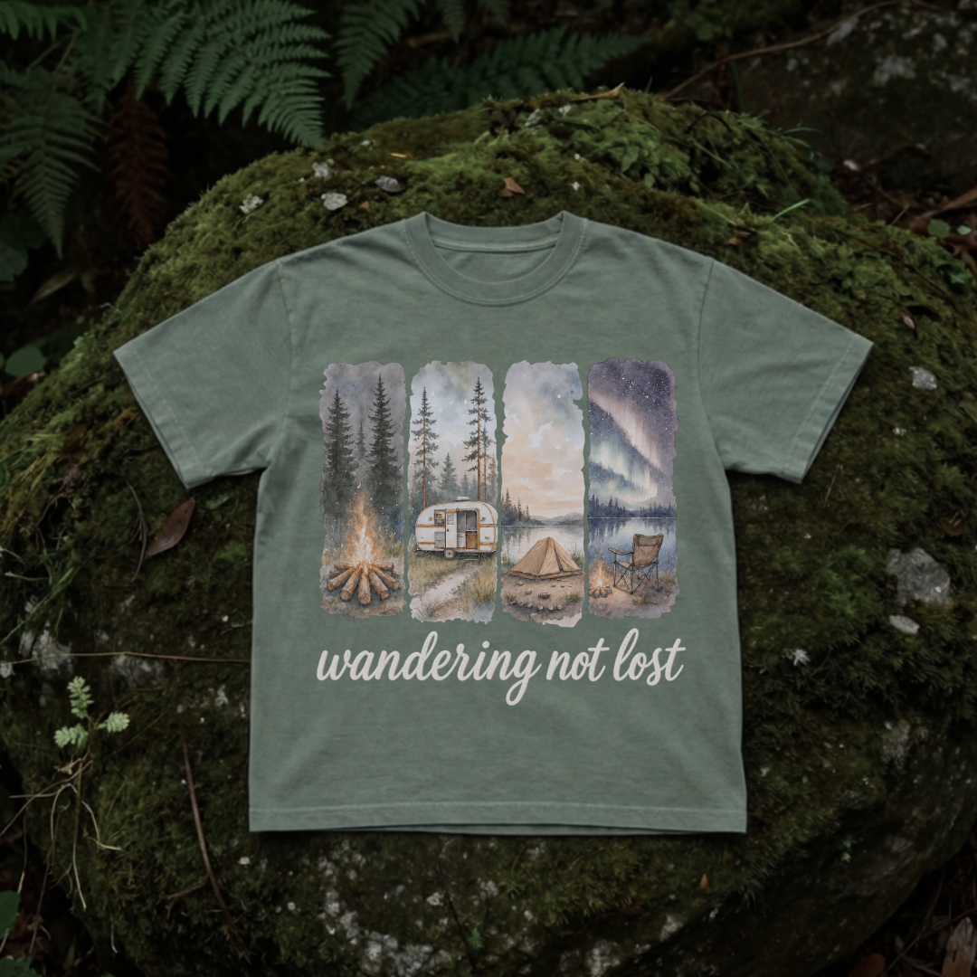 wandering, not lost.