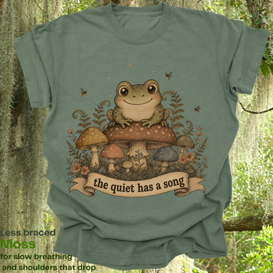 the quiet has a song.