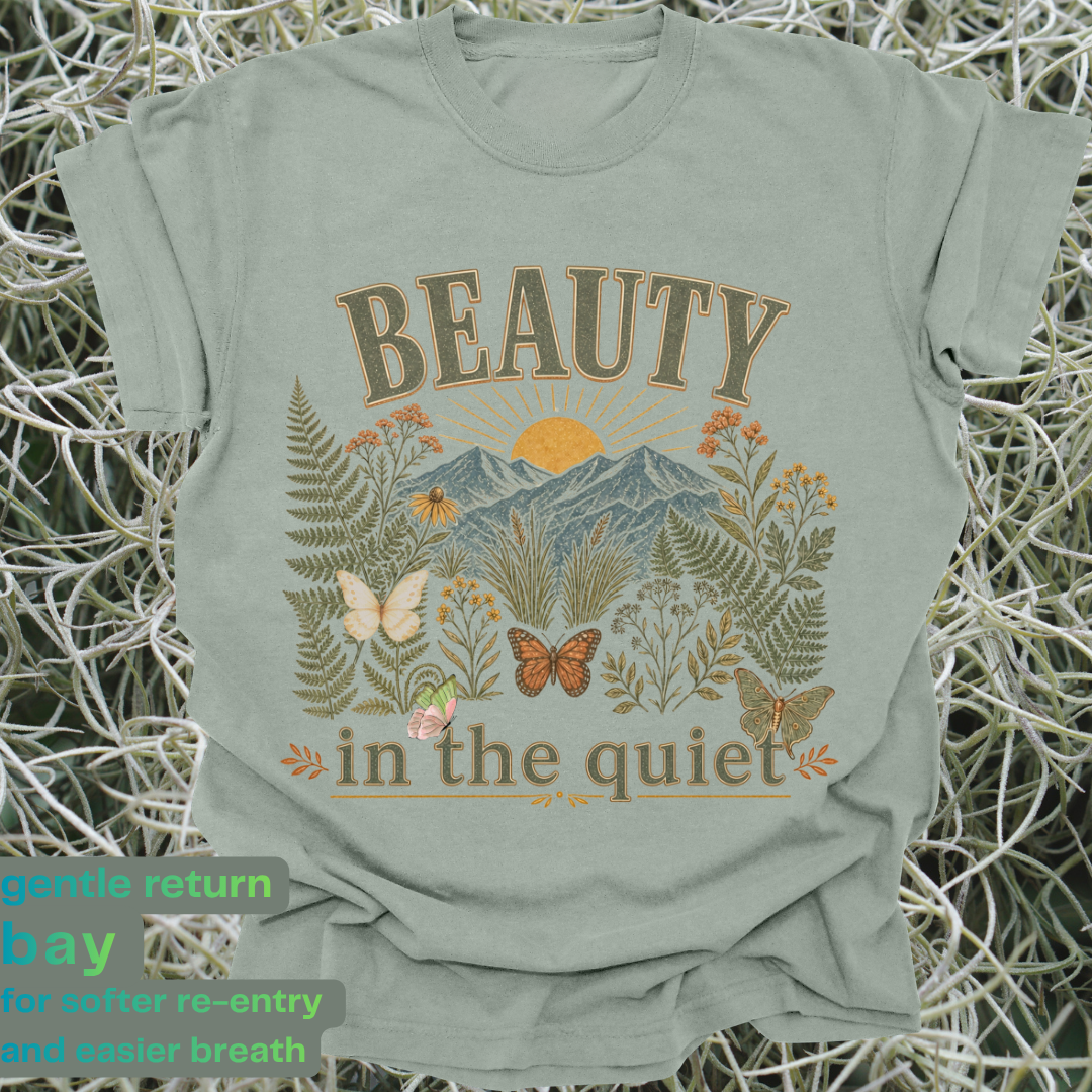 beauty in the quiet.