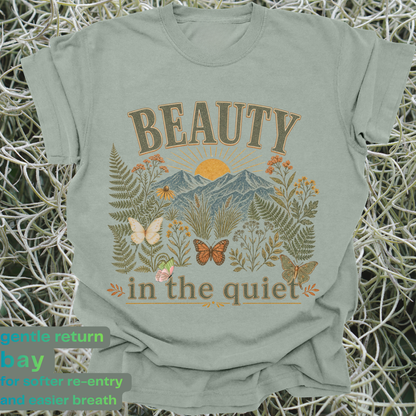 beauty in the quiet.