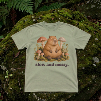 slow and mossy.