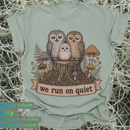 we run on quiet.
