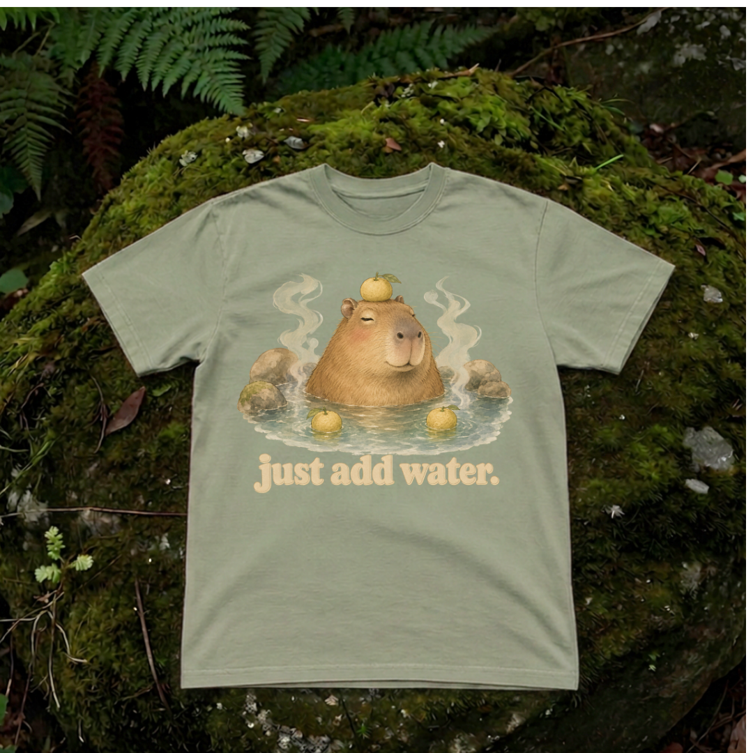 just add water.