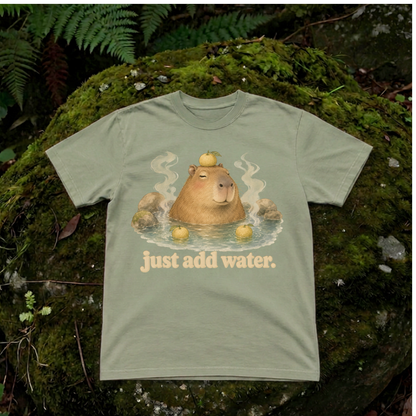 just add water.