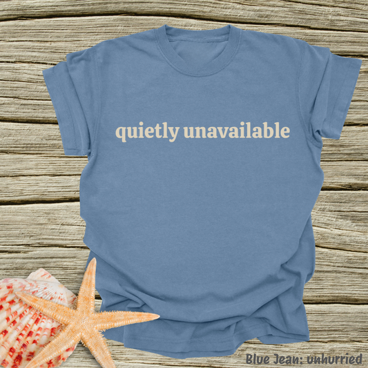 quietly unavailable