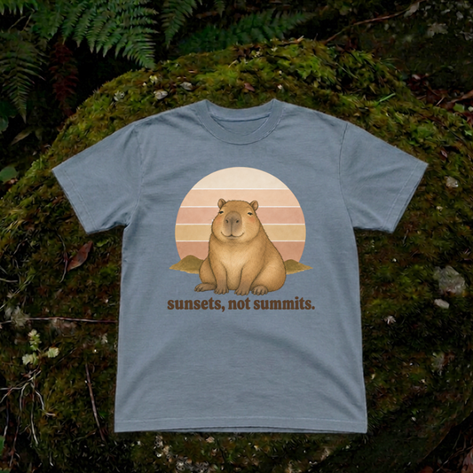 sunsets, not summits.