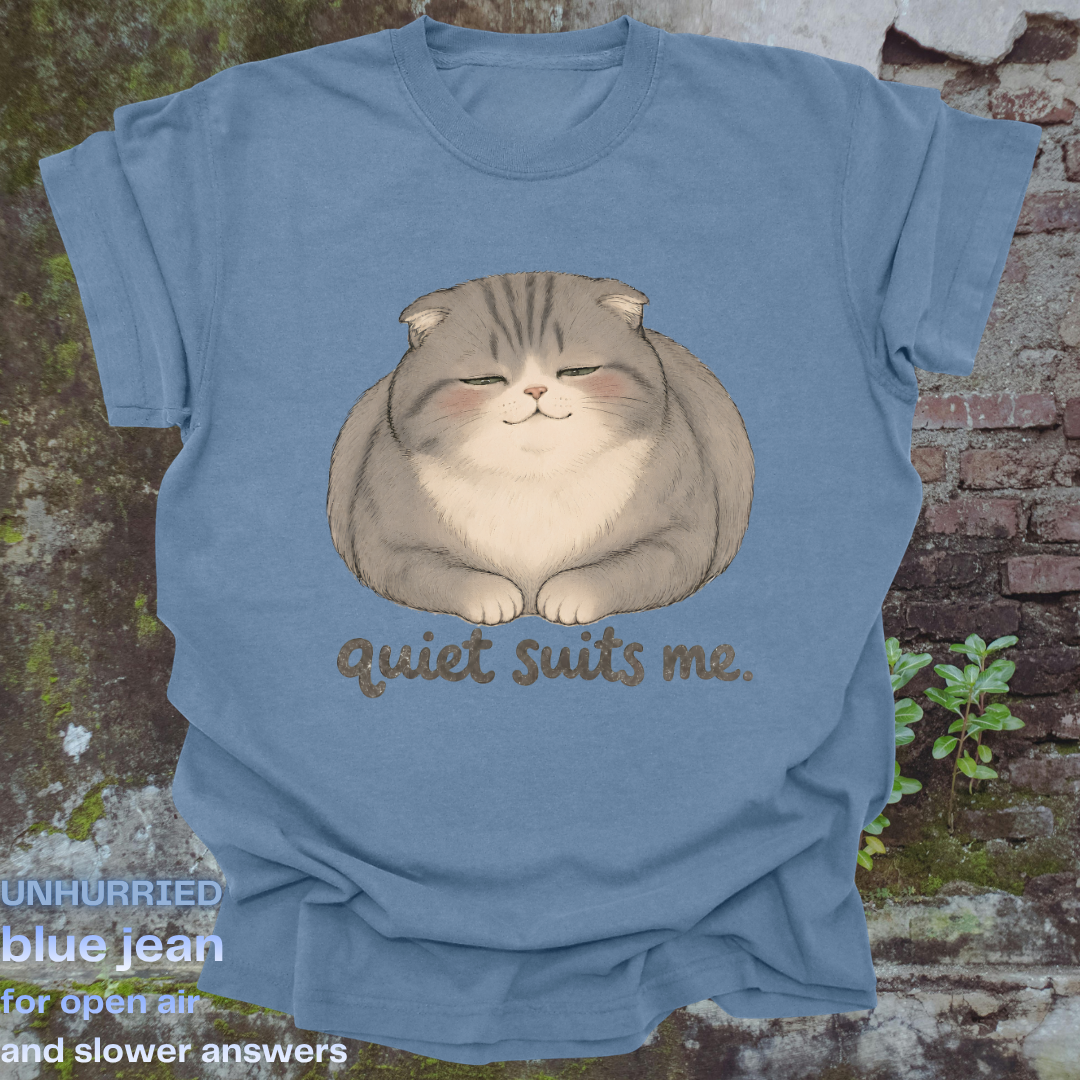 quiet suits me.