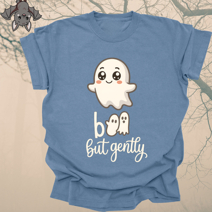 boo, but gently.
