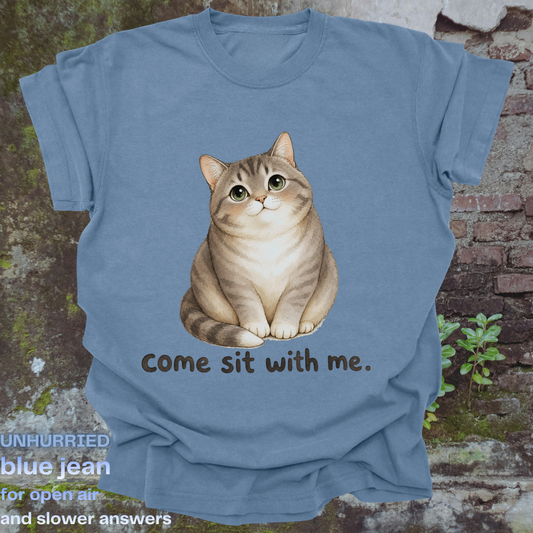 come sit with me.