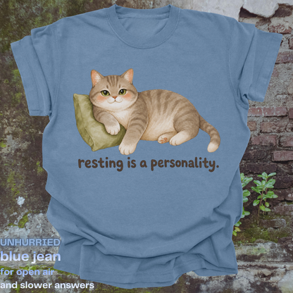 resting is a personality.