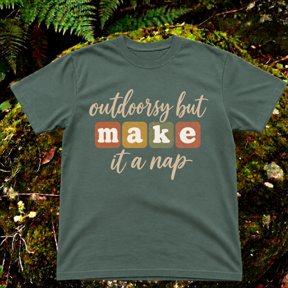 outdoorsy, but make it a nap.