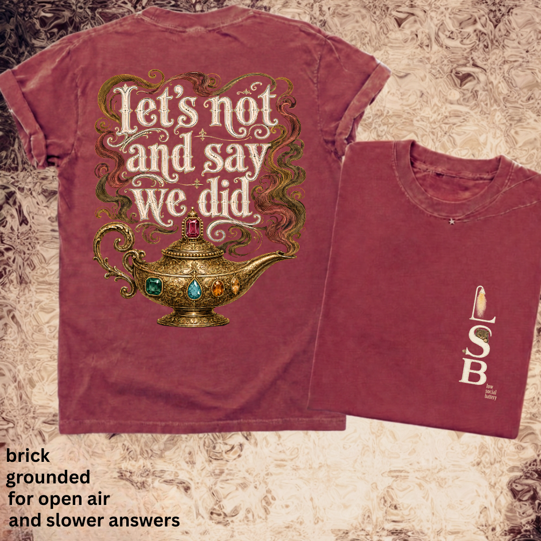 let's not and say we did.