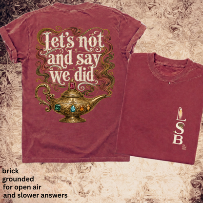 let's not and say we did.