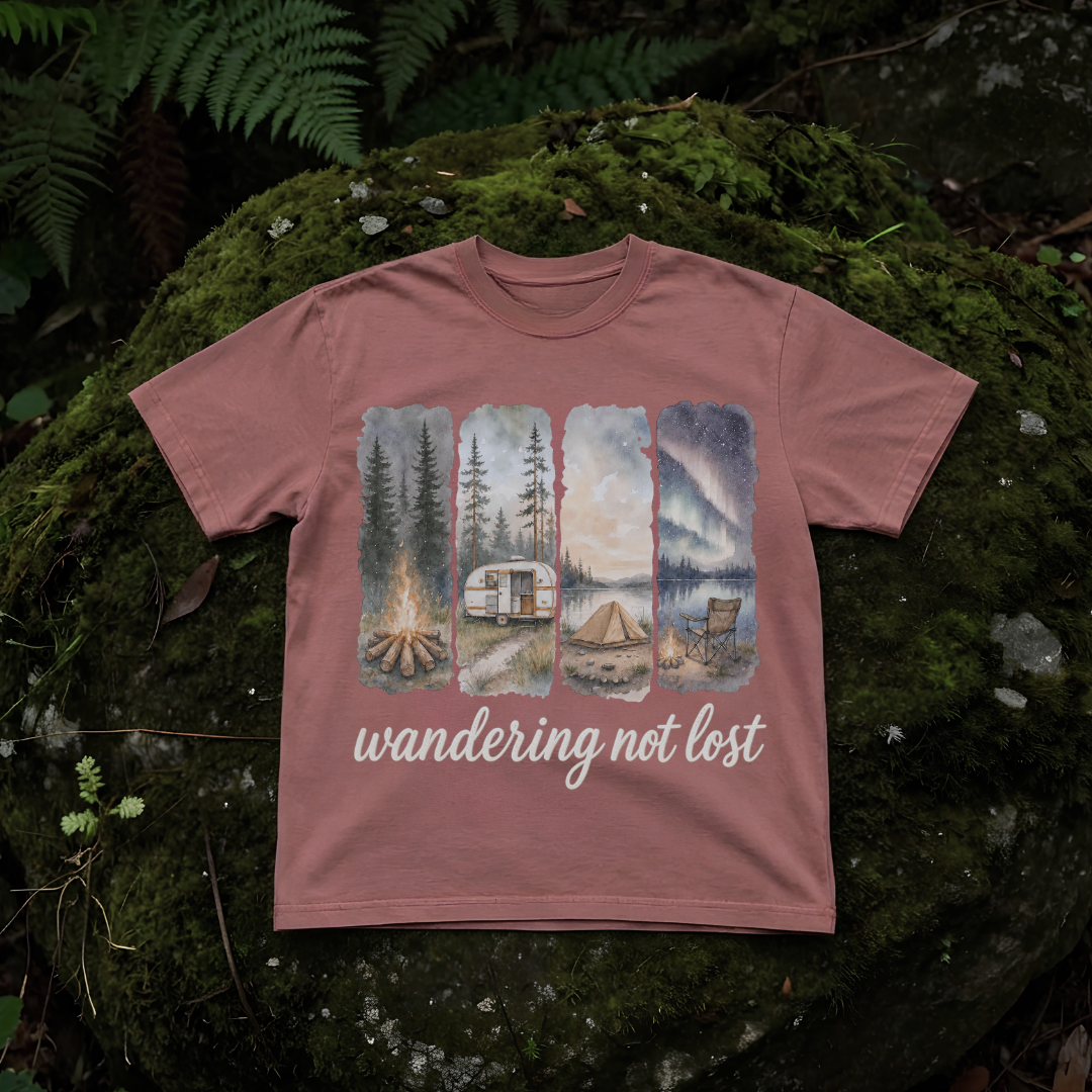 wandering, not lost.