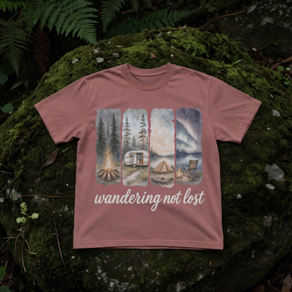 wandering, not lost.