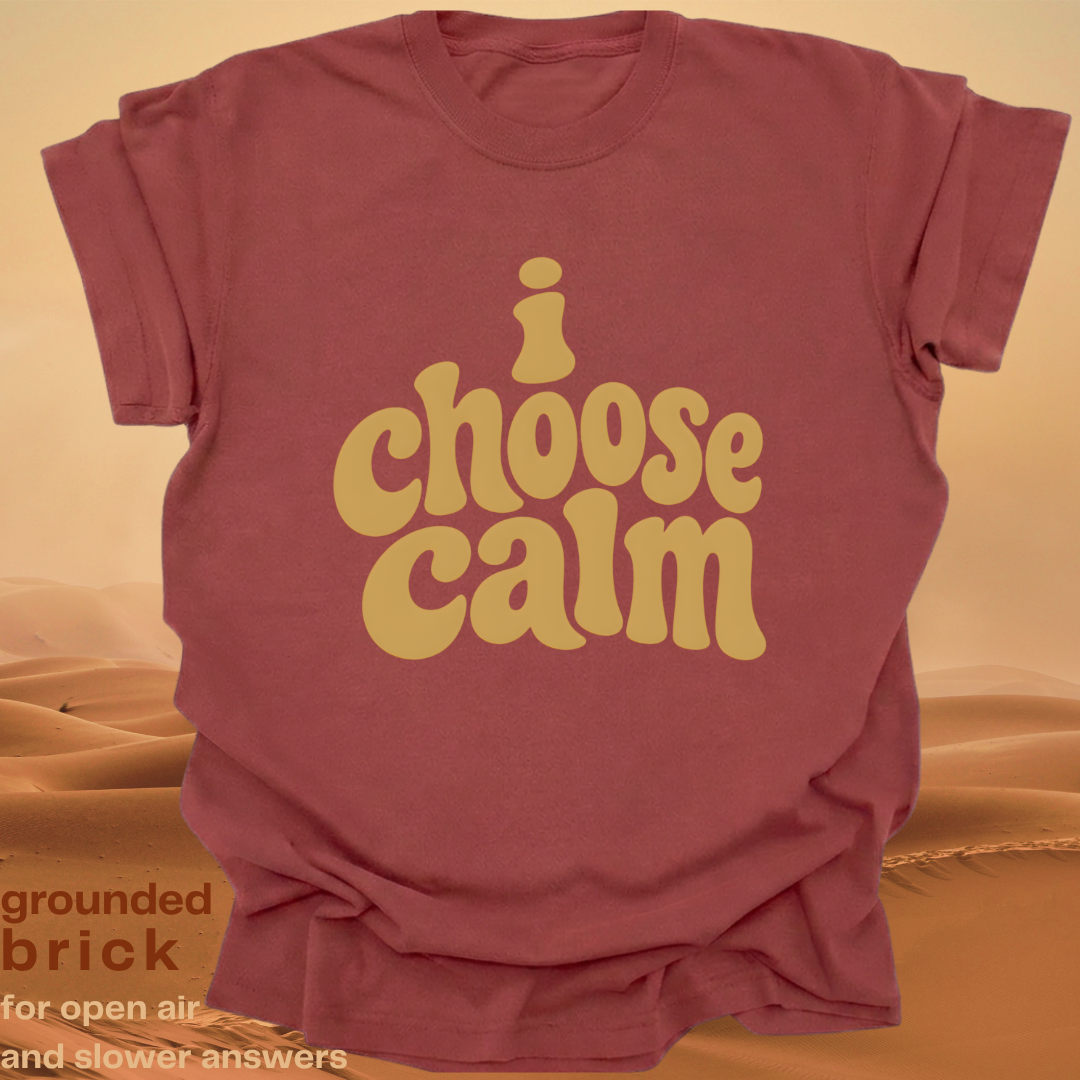 i choose calm.