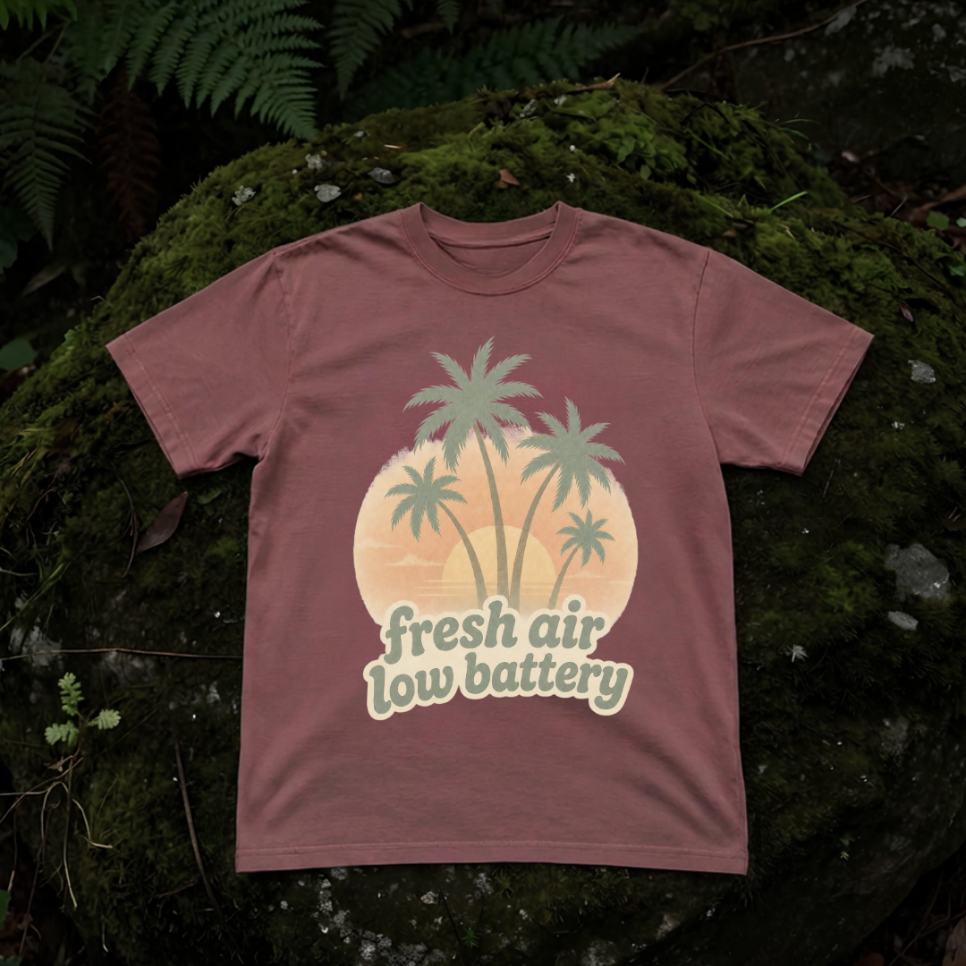 fresh air, low battery.