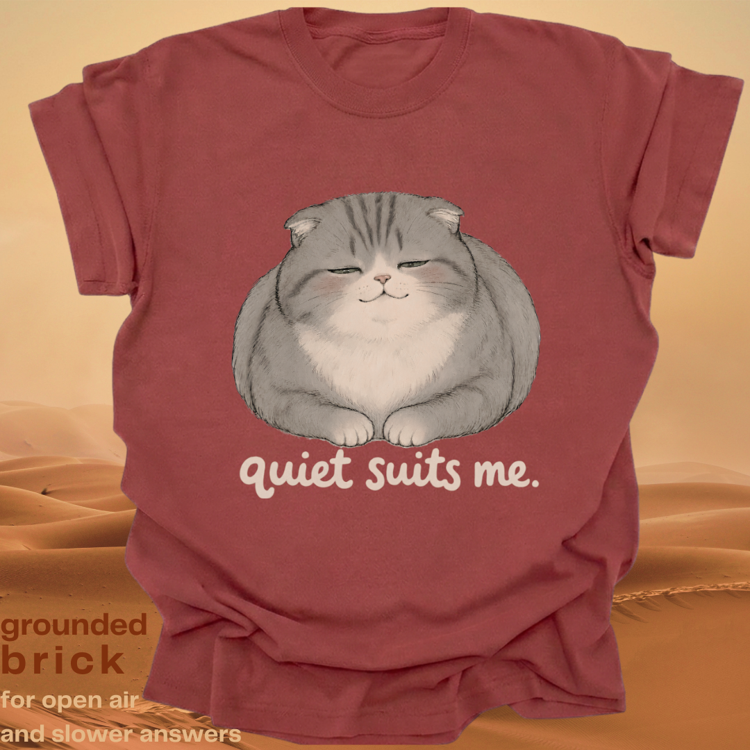 quiet suits me.