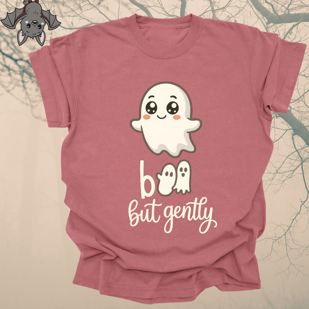 boo, but gently.