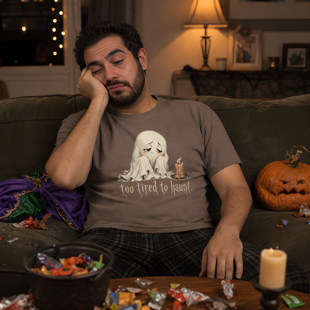 too tired to haunt.