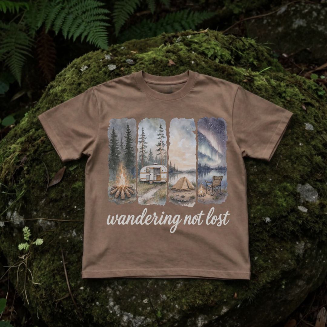 wandering, not lost.