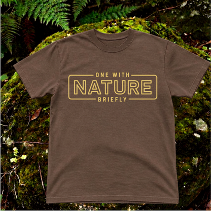 one with nature briefly.