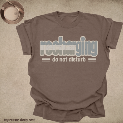 recharging, do not disturb.
