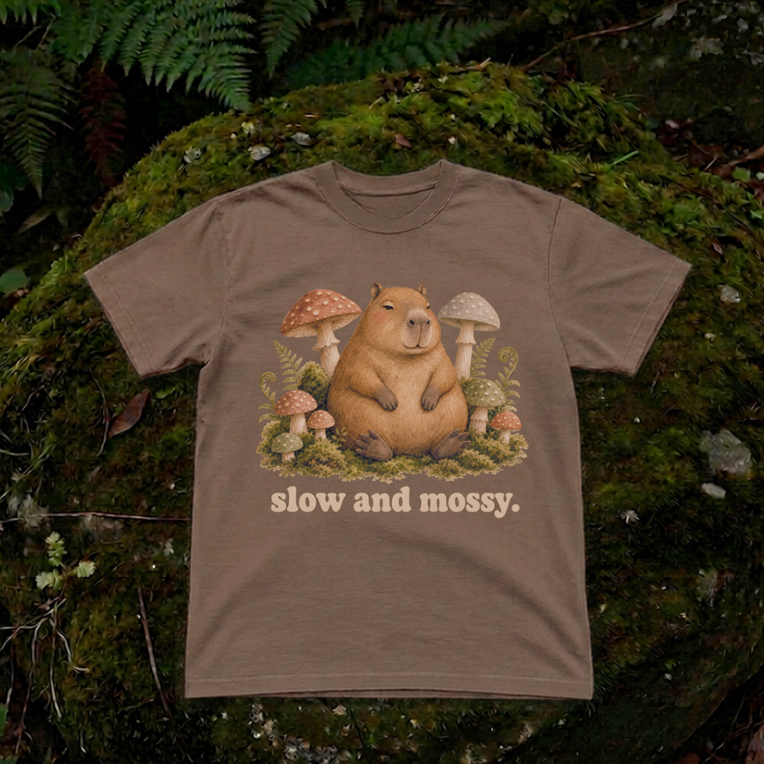 slow and mossy.