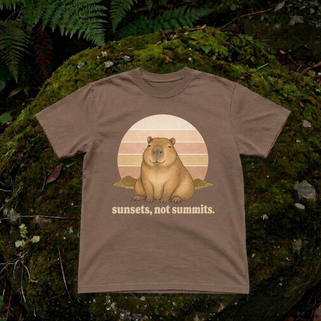 sunsets, not summits.