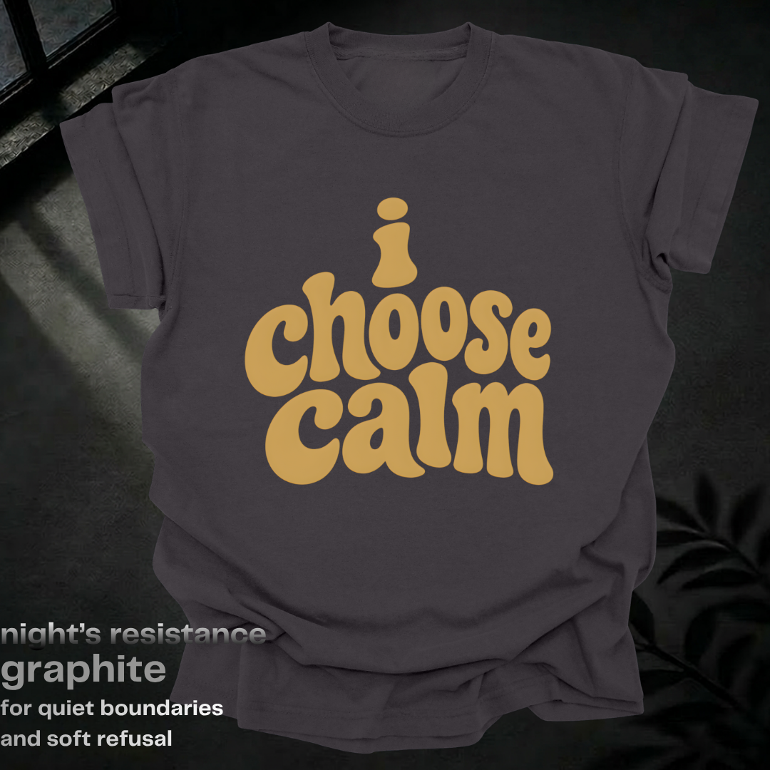 i choose calm.