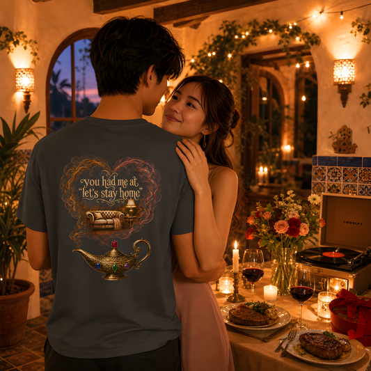 you had me at "let's stay home."