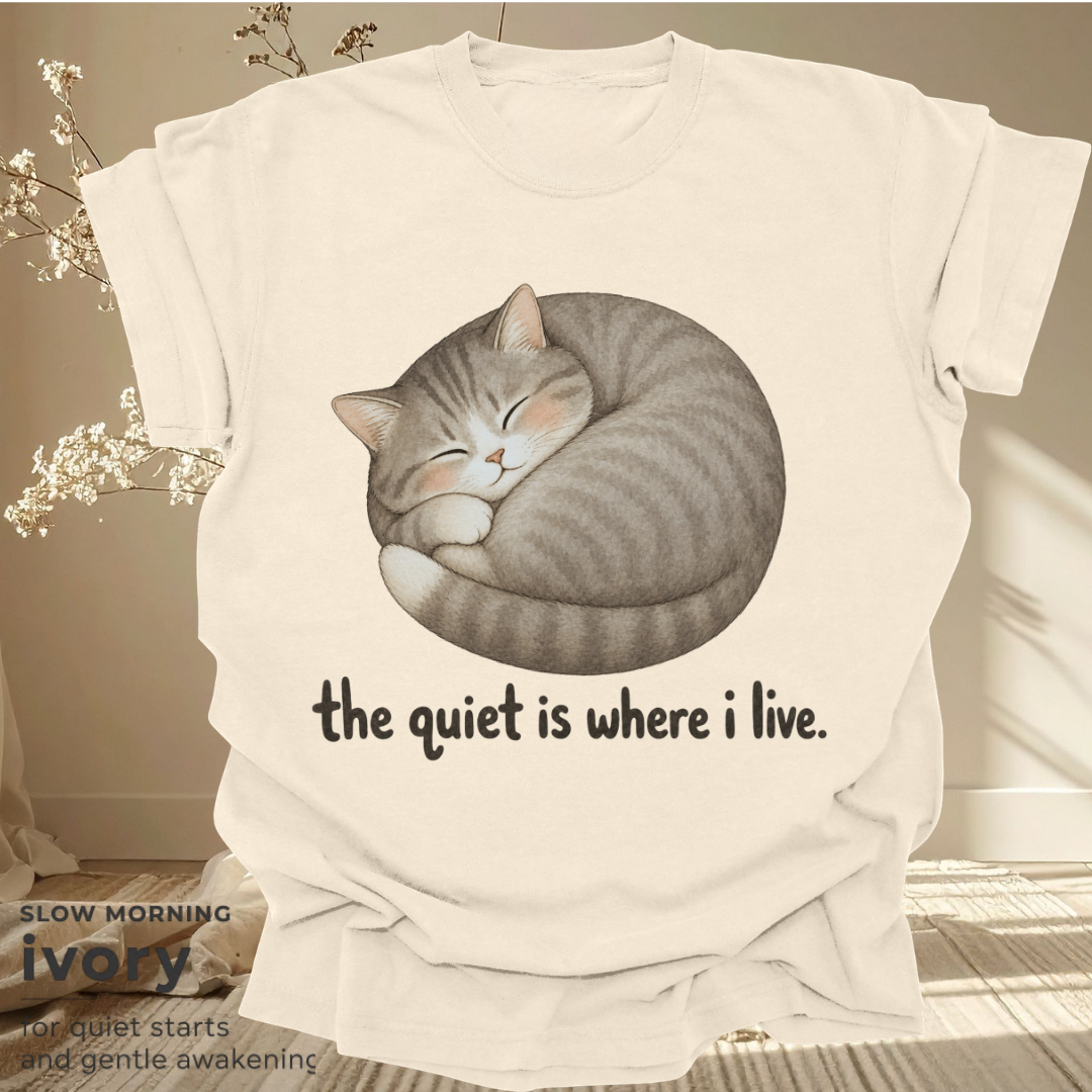 the quiet is where i live.