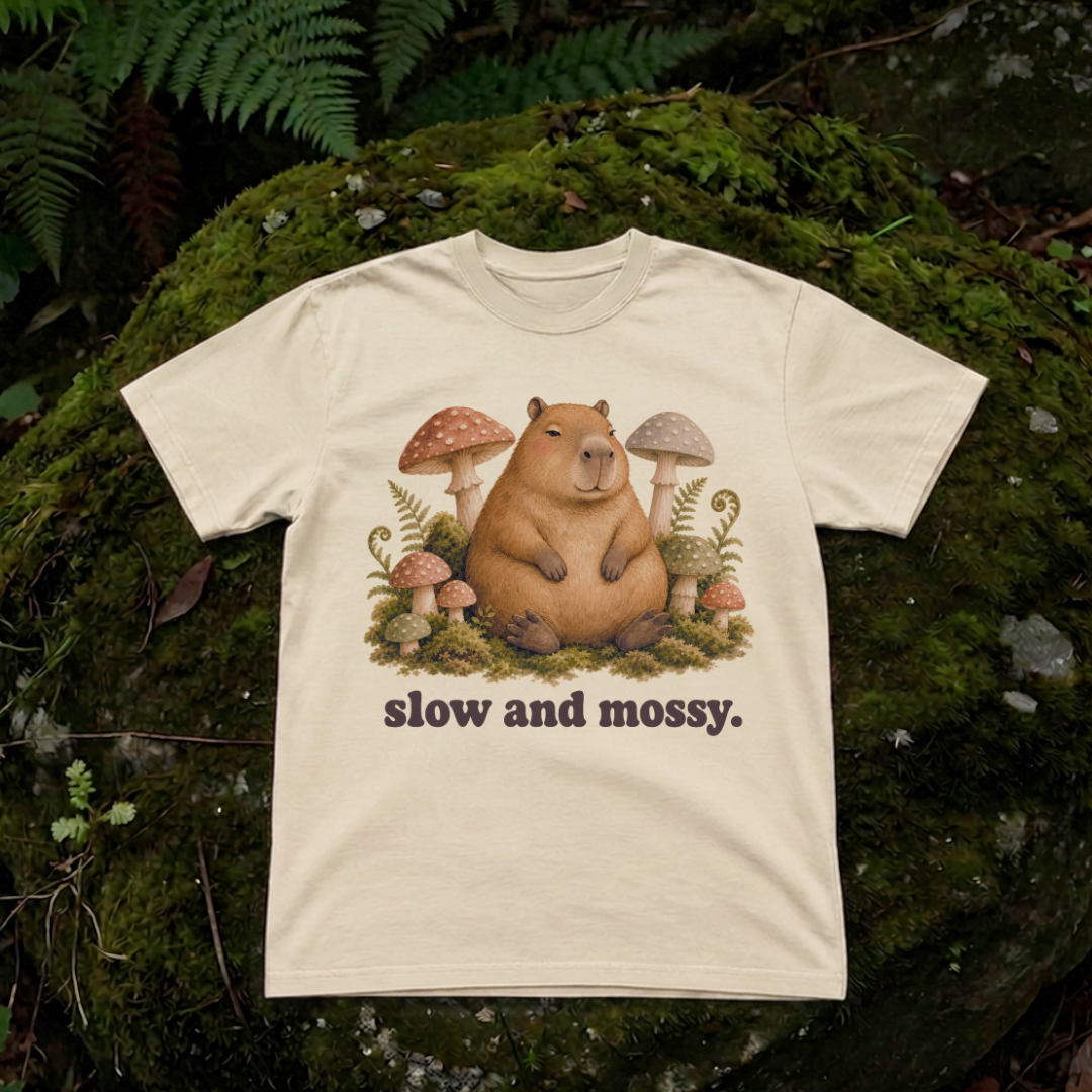 slow and mossy.