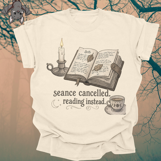 seance cancelled reading instead.