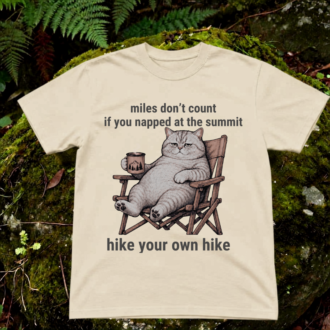 miles don't count if you nap at the summit. hike your own hike.
