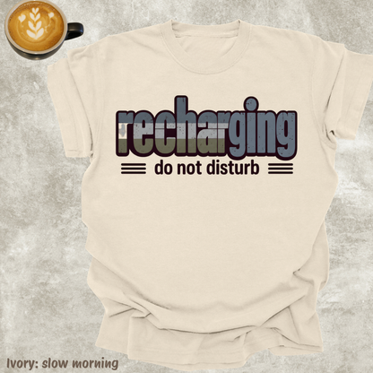 recharging, do not disturb.