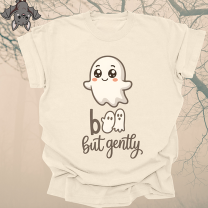 boo, but gently.