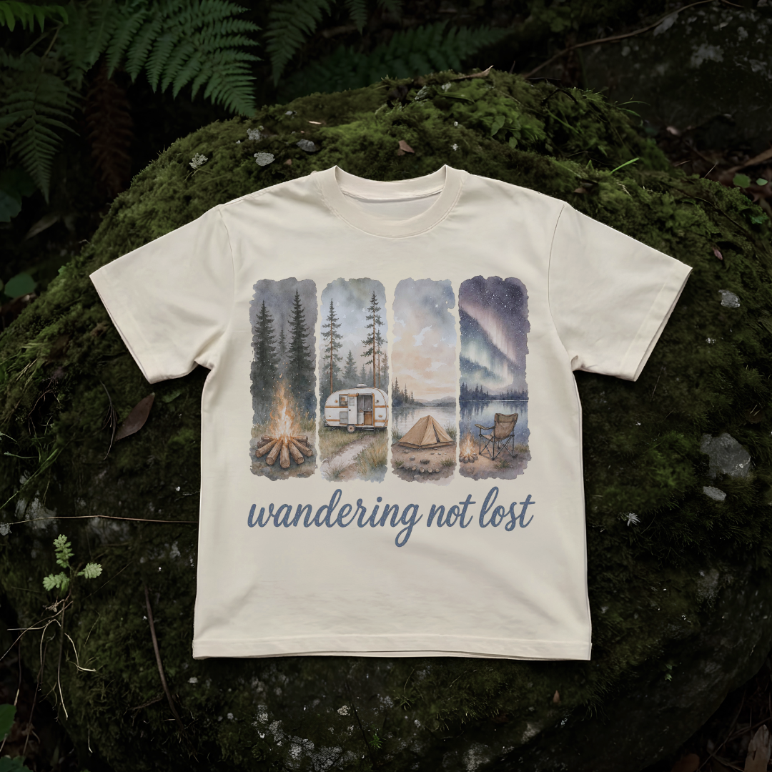 wandering, not lost.