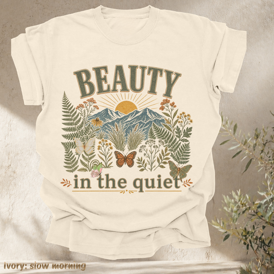 beauty in the quiet.