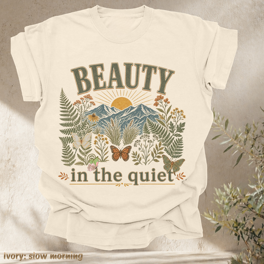 beauty in the quiet.