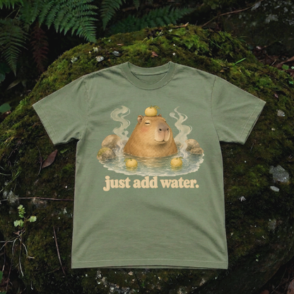 just add water.