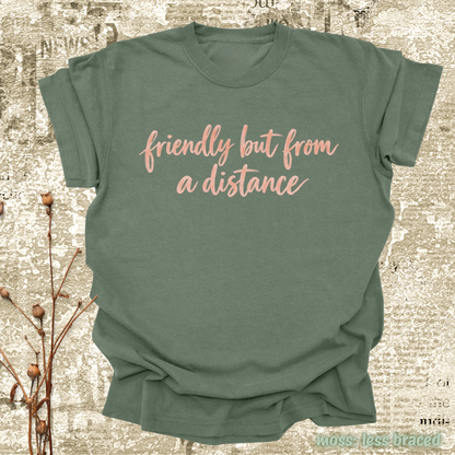 friendly but from a distance.