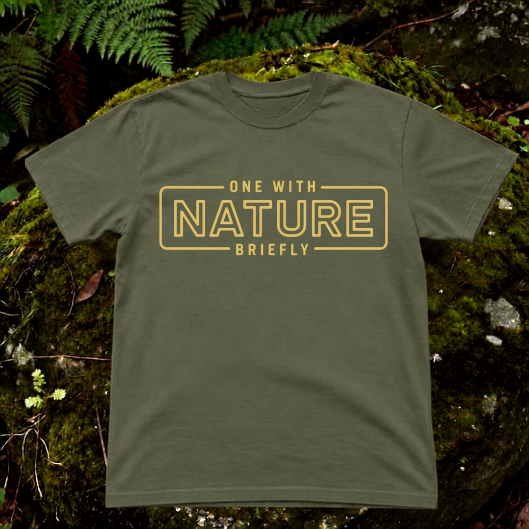 one with nature briefly.