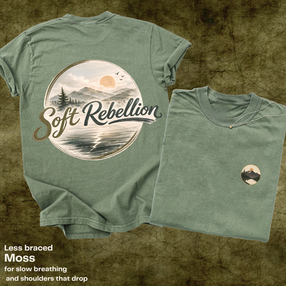 soft rebellion back heritage emblem.