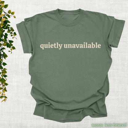 quietly unavailable