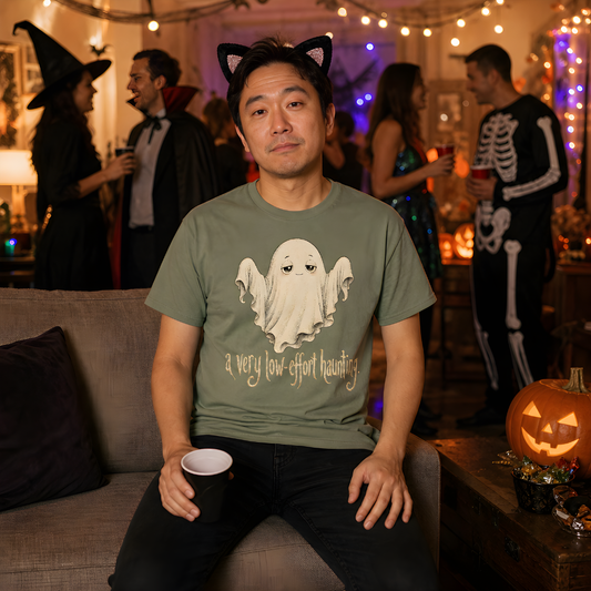 a very low-effort haunting.
