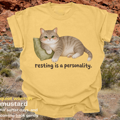 resting is a personality.