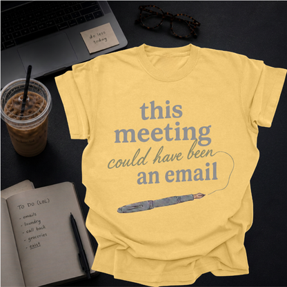 this meeting could have been an email