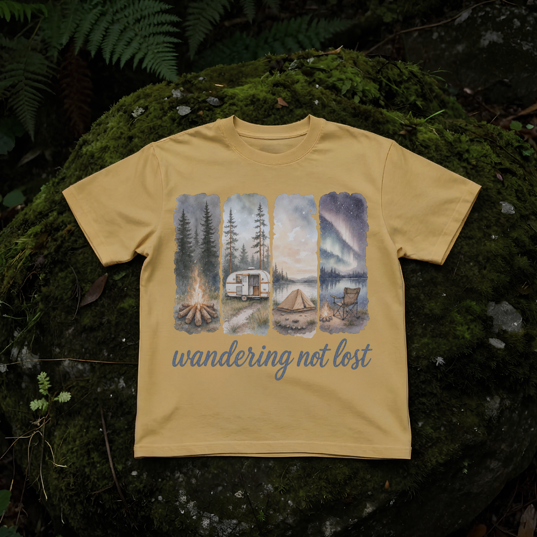 wandering, not lost.